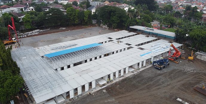 Lapangan Simprug Disulap Jadi RS Darurat Covid 19