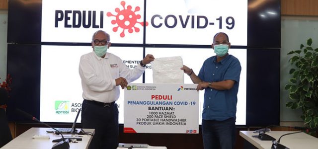 Dukung Operasional Pertamina Selama Covid-19, APROBI Bantu APD
