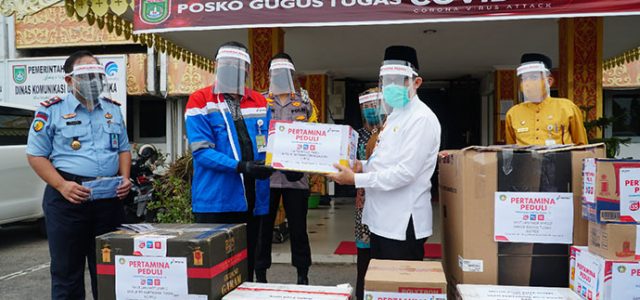 Hingga Medio Mei, Pertamina Peduli Salurkan 1,3 M Bantuan Covid-19 di Riau dan Jambi