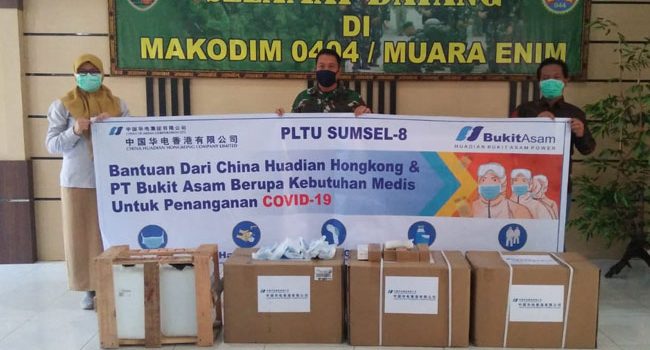 Dukung Penanganan Covid-19, PTBA Kembali Salurkan Bantuan