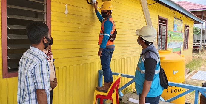 PLN Listriki 7 Desa di Perbatasan Indonesia – Malaysia