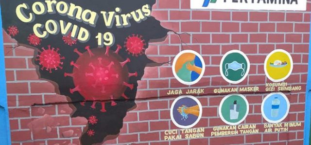 Begini Cara Warga Rawa Badak Selatan Kampanye Pencegahan Covid-19