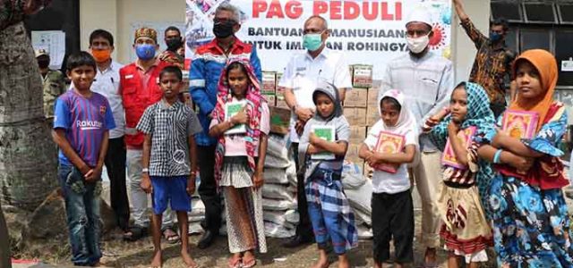 PAG Berikan Bantuan Kemanusiaan Kepada Pengungsi Rohingya Di Lhokseumawe