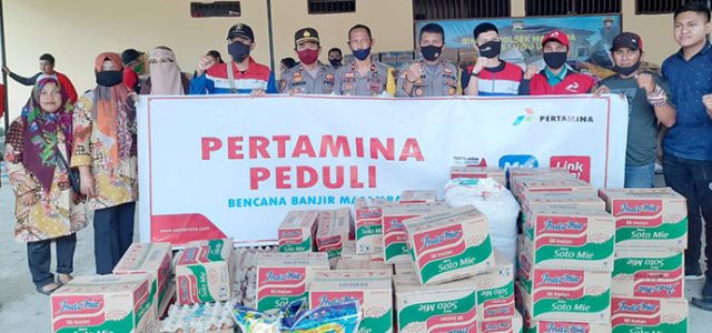 Banjir Landa Masamba, Pertamina Peduli Salurkan Bantuan Bagi Warga