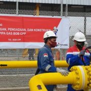 Pertagas Uji Coba Alirkan Gas Perdana ke BOB Siak Pusako
