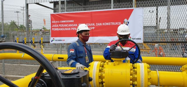 Pertagas Uji Coba Alirkan Gas Perdana ke BOB Siak Pusako
