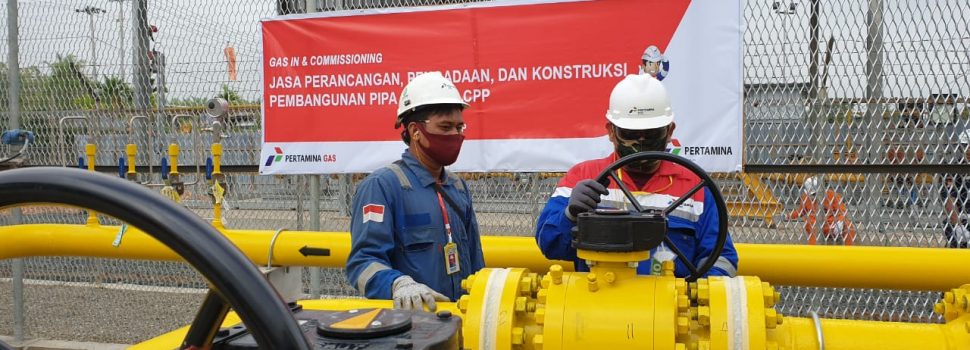 Pertagas Uji Coba Alirkan Gas Perdana ke BOB Siak Pusako