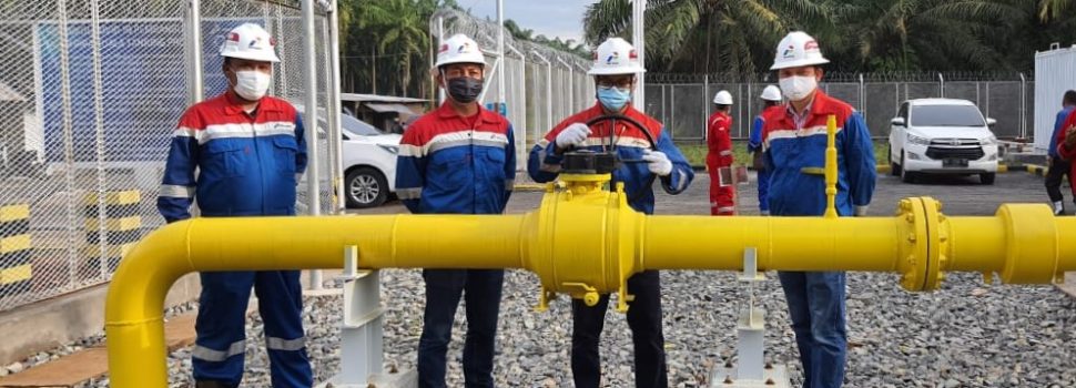 Pertagas Mulai Alirkan Gas Ke Kawasan Industri Kuala Tanjung