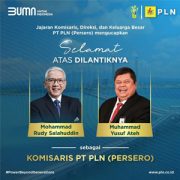 Muhammad Yusuf Ateh dan Mohammad Rudy Salahuddin Jadi Komisaris PLN
