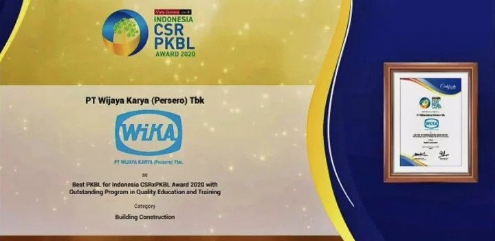 Kinerja Tanggung Jawab Sosial Baik, Pertamina Raih CSR-PKBL Award 202