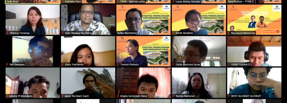 Tambang Emas Martabe Berbagi Pengetahuan Merancang Pertambangan Emas