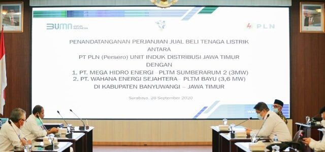 Manfaatkan EBT, PLN Teken Perjanjian Jual Beli Tenaga Listrik Dua PLTMH