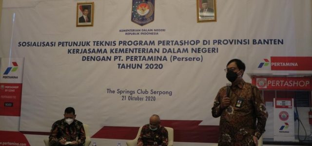 Kemendagri Dan Pertamina Sosialisasi Pertashop ke Kepala Desa se-Banten