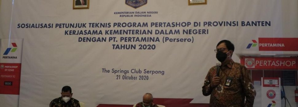 Kemendagri Dan Pertamina Sosialisasi Pertashop ke Kepala Desa se-Banten