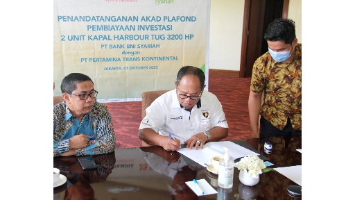 PTK Kerja Sama dengan BNI Syariah Rp 175 M untuk Pengadaan Kapal