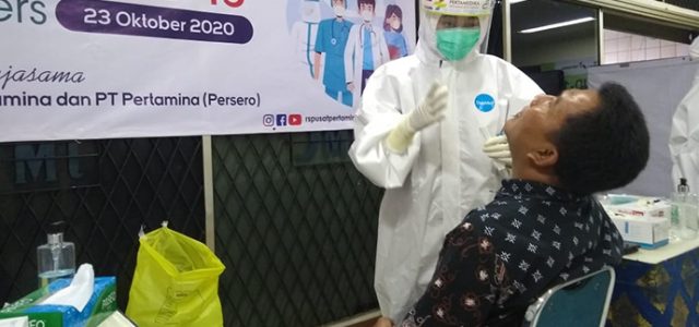 Gandeng Dewan Pers dan RSPP, Pertamina Tes Swab PCR Gratis 105 Wartawan