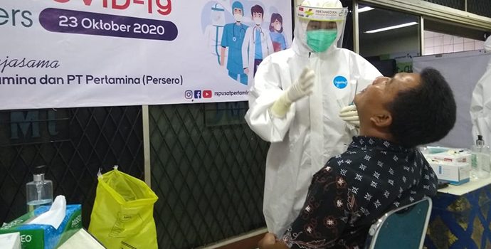 Gandeng Dewan Pers dan RSPP, Pertamina Tes Swab PCR Gratis 105 Wartawan