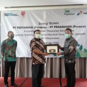 Kerja Sama Pertamina–Pegadaian Tanggulangi Masalah Sampah