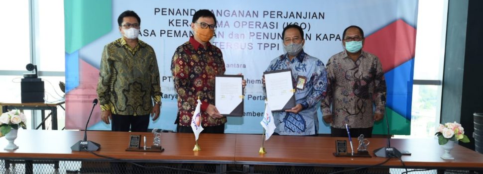 PTK dan TPPI Jalin Kerjasama Pemanduan Kapal di Terminal Khusus TPPI Tuban