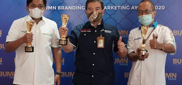 Pertamina Lubricants Borong 3 Penghargaan Bergengsi Di Ajang BUMN Branding & Marketing Award 2020