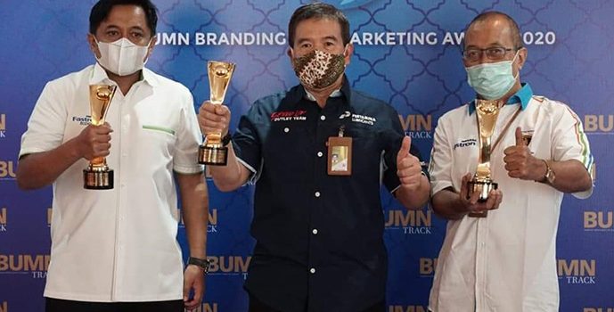 Pertamina Lubricants Borong 3 Penghargaan Bergengsi Di Ajang BUMN Branding & Marketing Award 2020