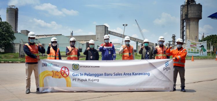 PGN Salurkan Gas ke PT Pupuk Kujang Cikampek