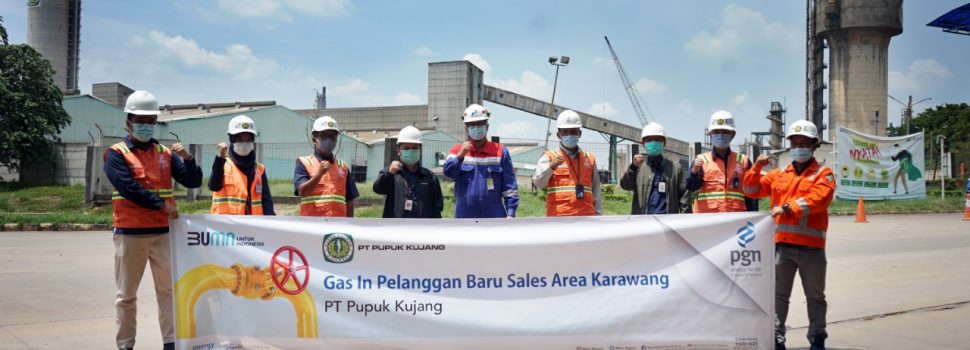 PGN Salurkan Gas ke PT Pupuk Kujang Cikampek