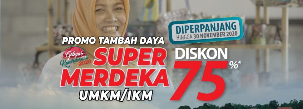 Program Diskon Tambah Daya Super Merdeka untuk UMKM di Perpanjang