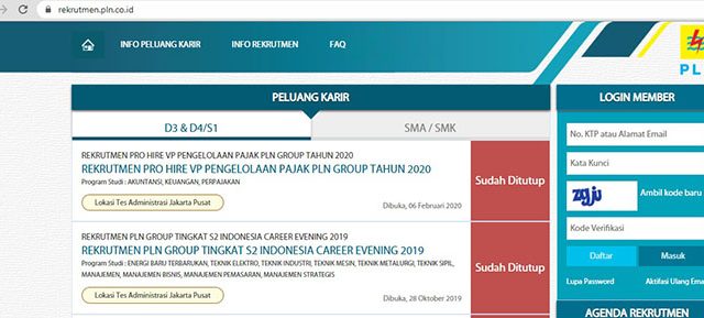 PLN Himbau Masyarakat Waspada Situs Lowongan Kerja Palsu