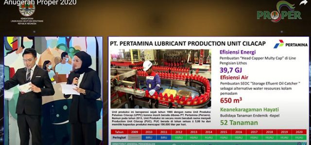 Dua Pabrik Pelumas PT Pertamina Lubricants Pertahankan PROPER Hijau