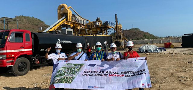 Pertamina Suplai Aspal ke Sirkuit MotoGP Mandalika