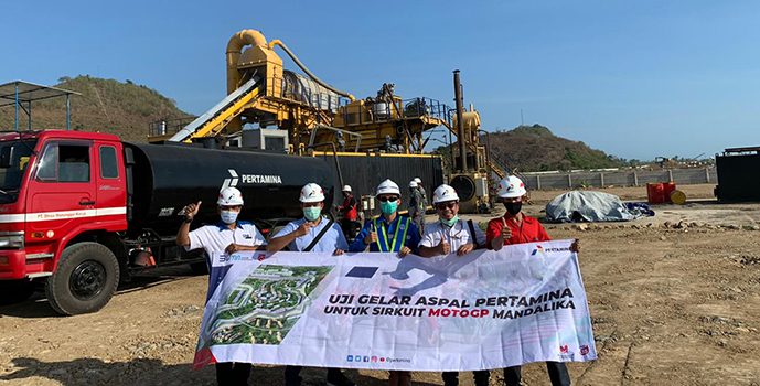 Pertamina Suplai Aspal ke Sirkuit MotoGP Mandalika