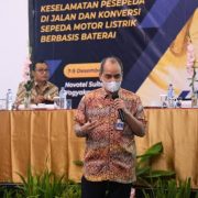 Tekan Emisi Gas Buang, Kemenhub Sosialisasikan Konversi Sepeda Motor Listrik Berbasis Baterai