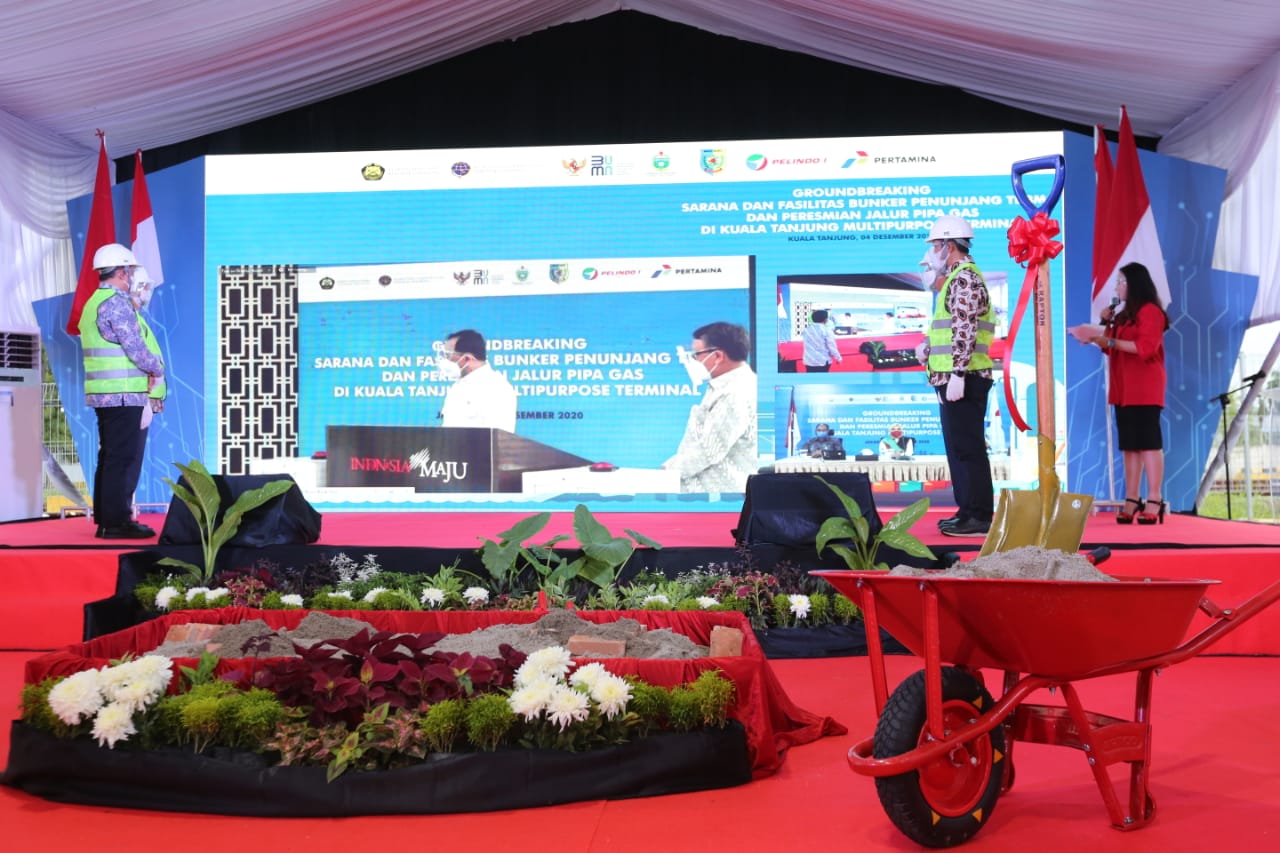 pelindo 1 dan pertamina sinergi bangun infrastruktur energi di kuala tanjung