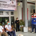 pertamina resmikan program pojok baca