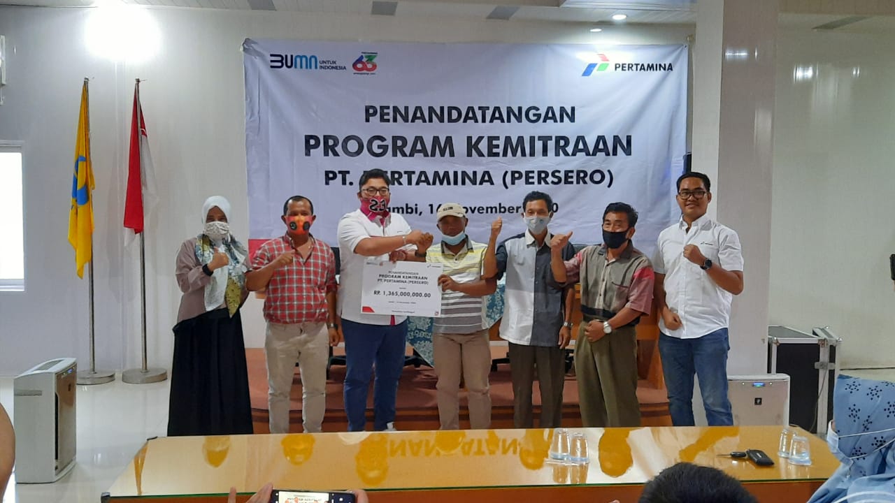 pertamina salurkan rp 26 m dana program kemitraan di region sumbagsel