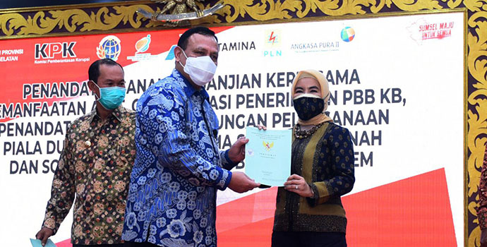 pertamina sinergi dengan kpk dan pemprov sumsel untuk selamatkan aset