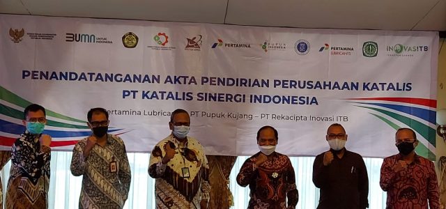 Pertamina, Pupuk Kujang dan ITB Bentuk PT Katalis Sinergi Indonesia