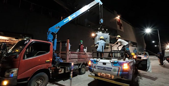 Material Kelistrikan Tambahan Tiba di Mamuju, PLN Optimis Pulihkan Kelistrikan di Sulbar