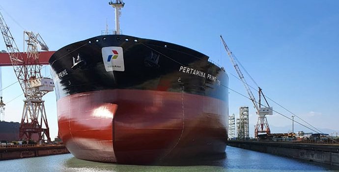 Kapal VLCC Raksasa Kedua Milik Pertamina Selesai Dibangun
