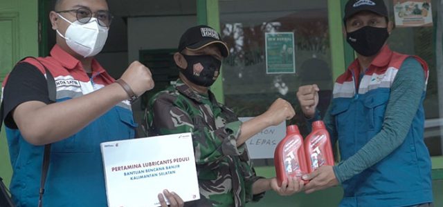 Pertamina Lubricants Salurkan Bantuan Untuk Korban Banjir Kalsel