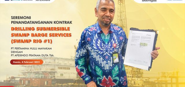 Pertamina Hulu Mahakam dan Apexindo Teken Kontrak Rig Senilai US$ 68 Juta