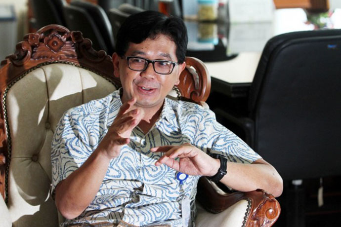 Peneliti dari Badan Tenaga Nuklir Nasional (BATAN), Djarot Sulistio Wisnubroto