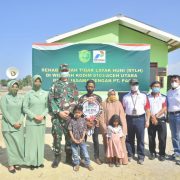Perta Arun Gas dan Kodim 0103 Aceh Utara Bersinergi Lakukan Bedah Rumah