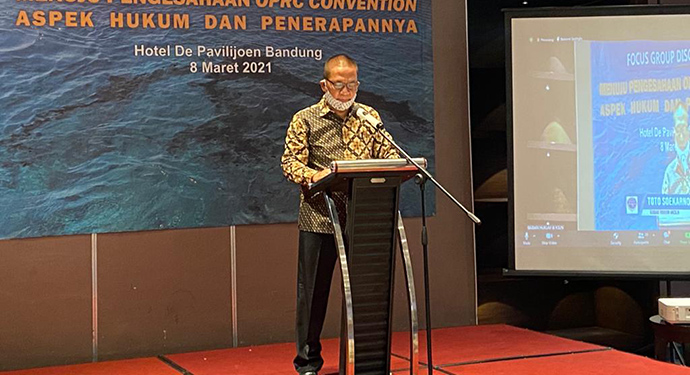 Kemenhub Gelar FGD Penanggulangan Tumpahan Minyak Di Laut