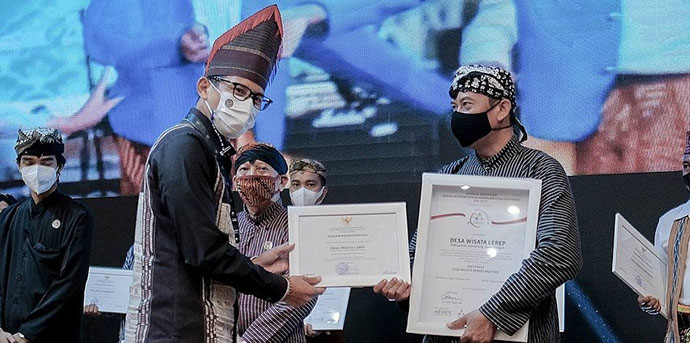 Dua Desa Binaan CSR Pertamina Raih Penghargaan dari  Kemenparekraf