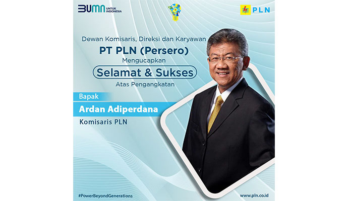 RUPS PLN Angkat Ardan Adiperdana Sebagai Komisaris PLN