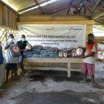 pertamina dampingi pemuda klayas dulang untung dari ampas sagu