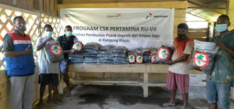 Pertamina Dampingi Pemuda Klayas Dulang Untung dari Ampas Sagu