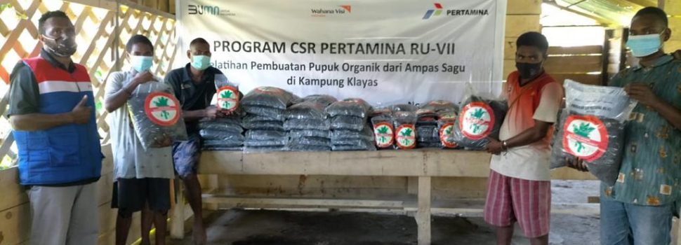 Pertamina Dampingi Pemuda Klayas Dulang Untung dari Ampas Sagu